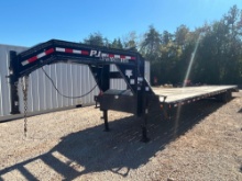 2020 PJ 40FT T/A GOOSENECK EQUIPMENT TRAILER
