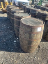 QTY OF 5 WILD TURKEY WHISKEY BARRELS