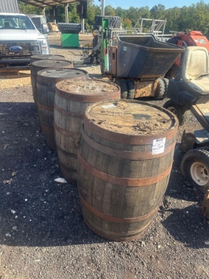 Qty Of 5 Wild Turkey Whiskey Barrels