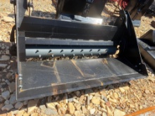 NEW RAYTREE SKID STEER 6-IN-1 POWER RAKE BUCKET
