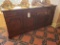 Sideboard, Pecan or Mahogany veneer, Henredon, ex President's Room,  some loss, 5'8