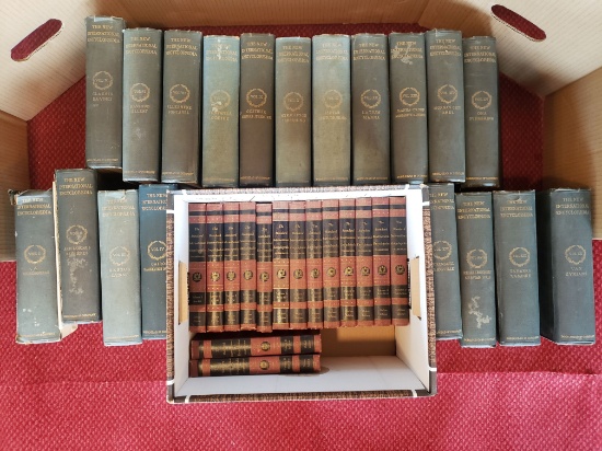 34 Volumes, early 20th Century Encyclopedias
