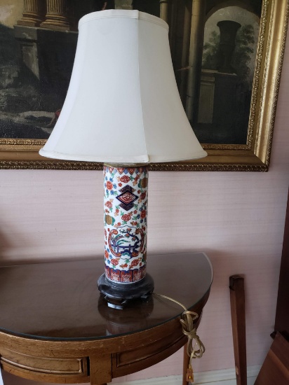 Lamp, Oriental vase style