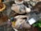 Pair of Hand-Painted Mallards, Wood or Composite Material, Highly Detailed, unmarked/unsigned