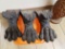 Trio of 19th Century Highly Detailed Antique Claw Feet with Casters