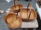 Three Wicker Baskets with Handles, Various Sizes, Possibly Amish