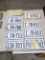 Lot of 12 1975-later Virginia Car, Truck, Trailer License Plates, all turn-ins to a dealer in period