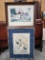 Two Framed Prints, Edward Brewer Cream of Wheat ad, 1924 and Watercolor of Mount Vernon, 1937