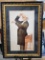Large Framed/Matted Print of 'Crystal Palace' from 19th century Vanity Fair 'Spy' Magazine,