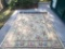 Floral Wool Rug, ca. 1950s, 10'2