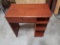 Vintage Single Drawer Desk or Sewing Table with Side Shelves, Older Handmade