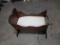Antique Oak Baby Cradle, No Screws Evident, Primitive Country Style