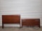Full Size Bed Head and Foot Boards, Solid Oak, Marked 6360 - We May Have Side Rails for this