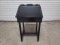 Handmade Podium, Hostess or Cashier Desk with Flip-Up Lid, Solid Wood Painted Black