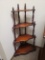 Four-Tiered Whatnot or Etagere Shelf, Solid Wood, ca 1950s, 44