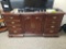 Pennsylvania House Triple Door 9 Drawer Dresser, Cherry, 1980s-90s, 66