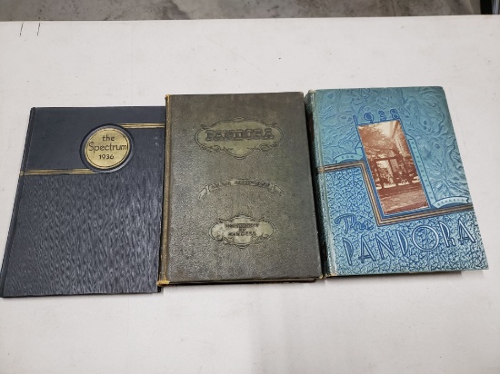 University of Georgia Yearbooks for 1937-38, GA Women's College Yearbook 1936 - Good Condition