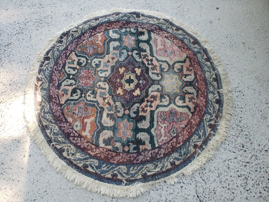 Round Oriental Foyer Rug, Gabbeh Collection, 60" ROUND