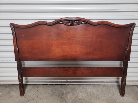 Full Size Bed Headboard, Solid Cherry, Marked Dixie 11199 - We May Have a Metal Frame for this
