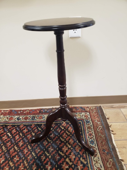 Cherry Wood Plant Stand, The Bombay Company, Three Legs