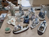 Collection of Figurines, Various, Generally Japanese/Taiwanese ca. 1980s, as shown