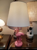 Pink Flamingo Table Lamp and Shade