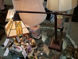 Tiffany Style Art Deco Table/Desk Reading Lamp, Contemporary, working