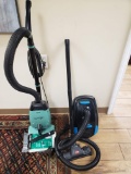 Two Small Vacuums and Accessories - Sanyo Transformax 3 in 1 and Bissel Powerforce, With Attachments
