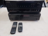 Pioneer VSX-455 Pro Logic Receiver and Technics 5 Disc CD Changer & Remote Controls