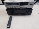 Sony STR-DE315 Audio Video Control Center Amplifier with Remote Control and JVC KD-V11 Cassette