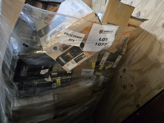 Pallet of Returned deLonghi/Braun/N'Espresso Mostly Coffee, Espresso, Cappuccino Makers