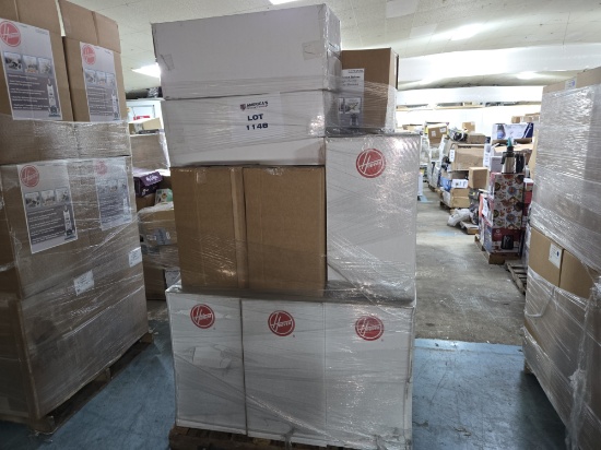 Processed/Remanufactured Pallet, Hoover R-FH50150 Power Scrub Dlx, R-FH52000 Smartwash+  Quantity 15