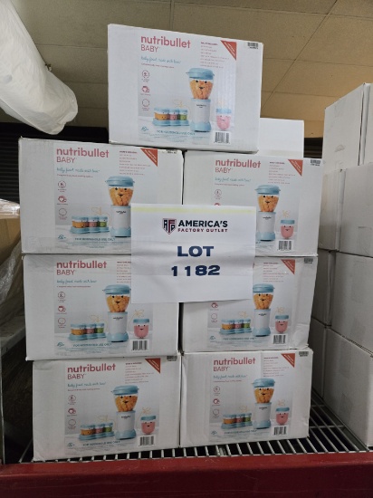 14 Nutribullet Factory Reconditioned Baby Food Small Blender Juicer Sets