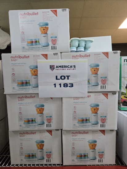 14 Nutribullet Factory Reconditioned Baby Food Small Blender Juicer Sets