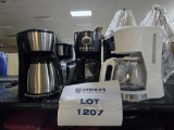 7 Units, Coffeemakers, Various Brands and Sizes, All Store Display Models