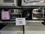 Lot of 4 Countertop Air Fryers, Various Makes and Sizes, Store Display Models