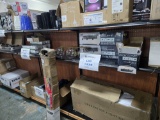 Large Collection of Built-In Lighting Fixtures, Bath Hardware, Drop Lighting, Over Mirror