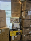 Lot of Three Small Cuisinart Gas Grills, 1 Char-Broil Infrared Grill, 1 Cuisinart Folding Stand