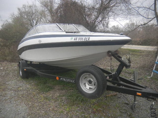 Crownline Ski Boat with Inboard Mercruser & Trailer