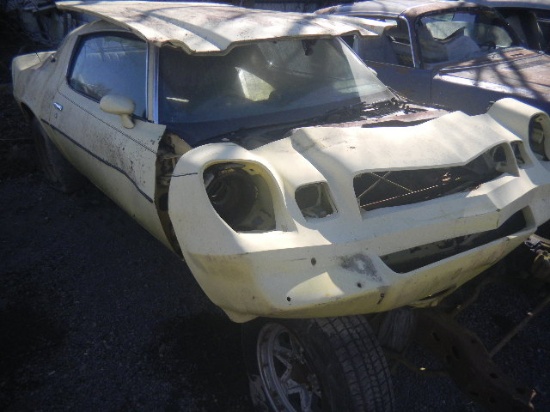 1980 Chevy Camaro Yellow