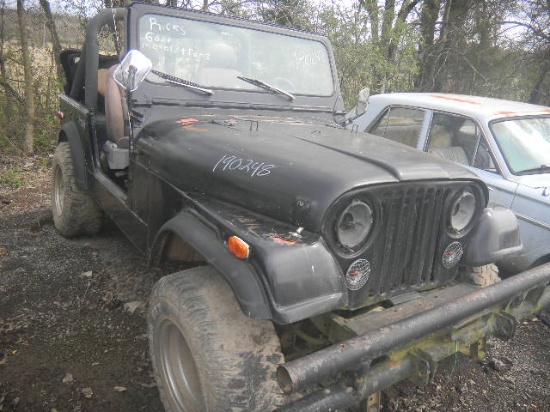 Jeep (Black) with Good Motor & Transmission