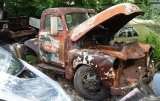 1950's Chevrolet 1 Ton Truck with Graphic on Door