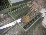 Green Metal Military Weapon Racks