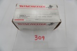 Winchester 380 Auto 95 Grain FMJ, 1000 Rounds