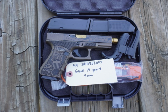 Glock 19 Gen 4 9mm "Trump Gun"