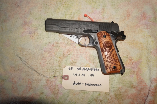 Auto Ordnance 1911 .45 Cal "Trump Gun"
