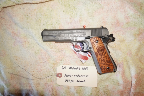 Auto Ordnance 1911 .45 Cal "Trump Gun"