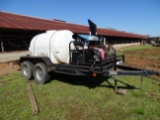 2013 Pressure Washer on Metal Trailer