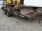 16ft Dual Axle Metal Equipment Trailer