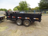 2013 14ft Dual Axle Dump Trailer